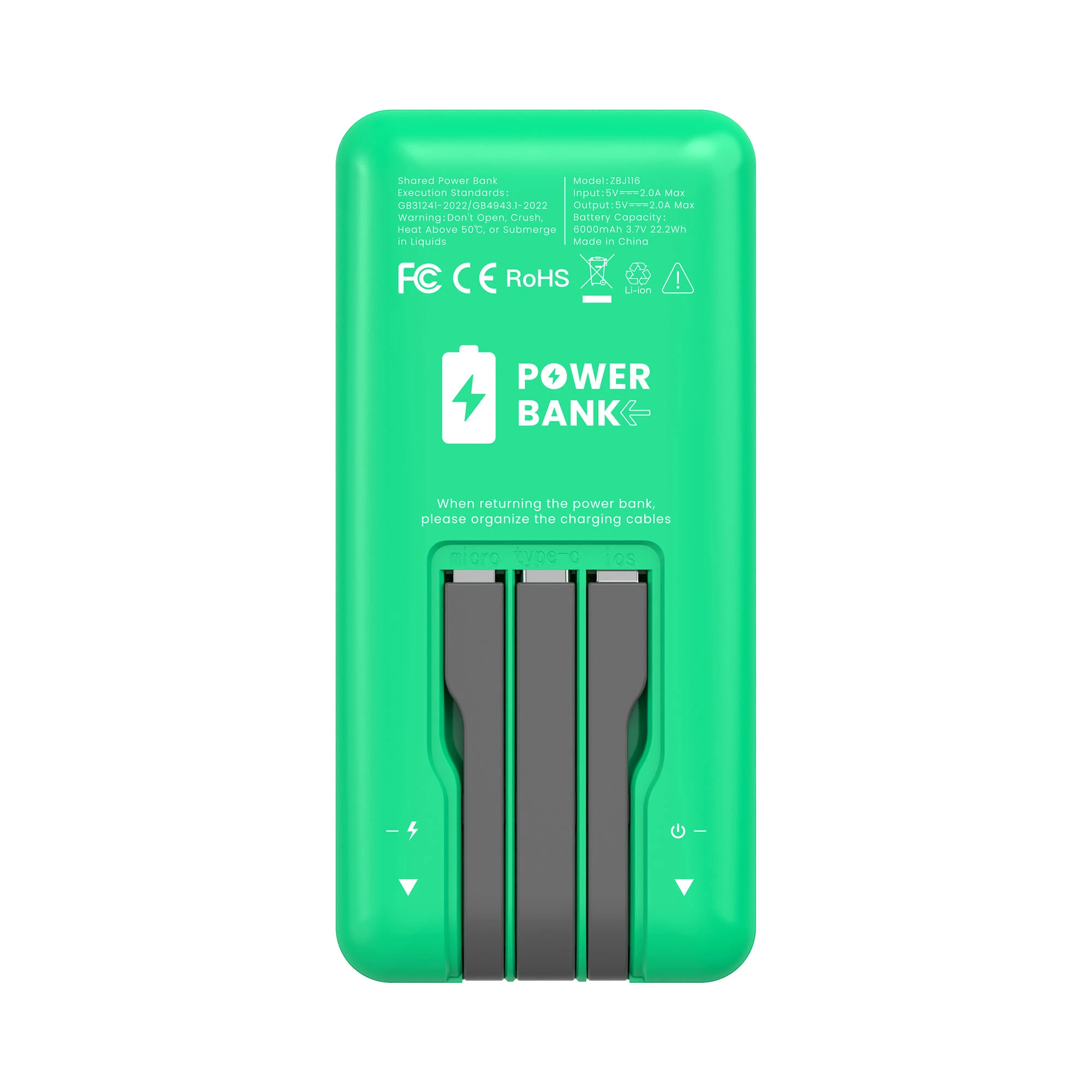Standard 6000mAh Power Bank